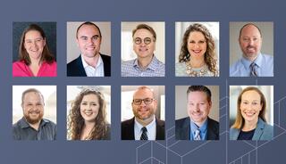 Gallery of ten portraits showing the newly appointed Vice Presidents at FGMA in 2025.