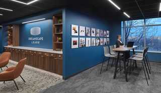 Interior of St. Charles Community College's new Center for Immersive Learning featuring partner Dreamscape Learn's virtual reality learning programming.