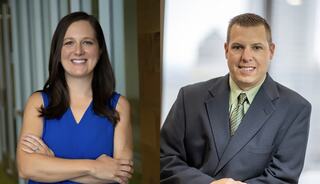 Allison Stoos and Andrew Stehl