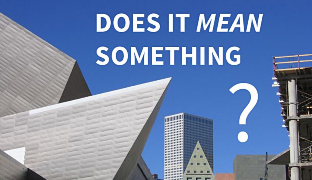 Denver's Art Museum & city skyline.